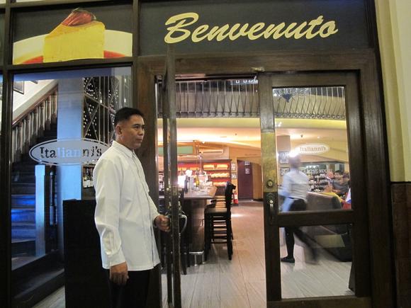 An Italianni's restaurant in Manila operated by the Bistro Group, a company controlled by private equity fund Navegar